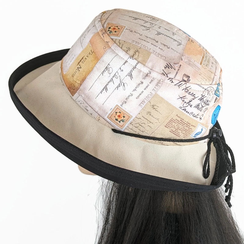 Sunblocker UV summer hat sun hat with wide brim, postcards, adjustable fit