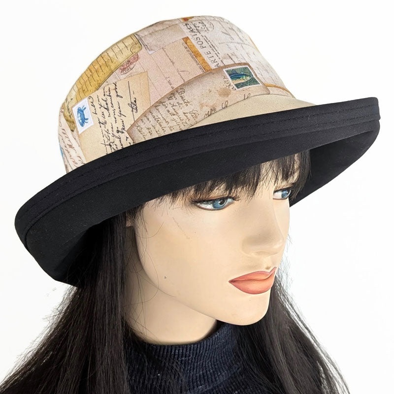 Sunblocker UV summer hat sun hat with wide brim, postcards, adjustable fit