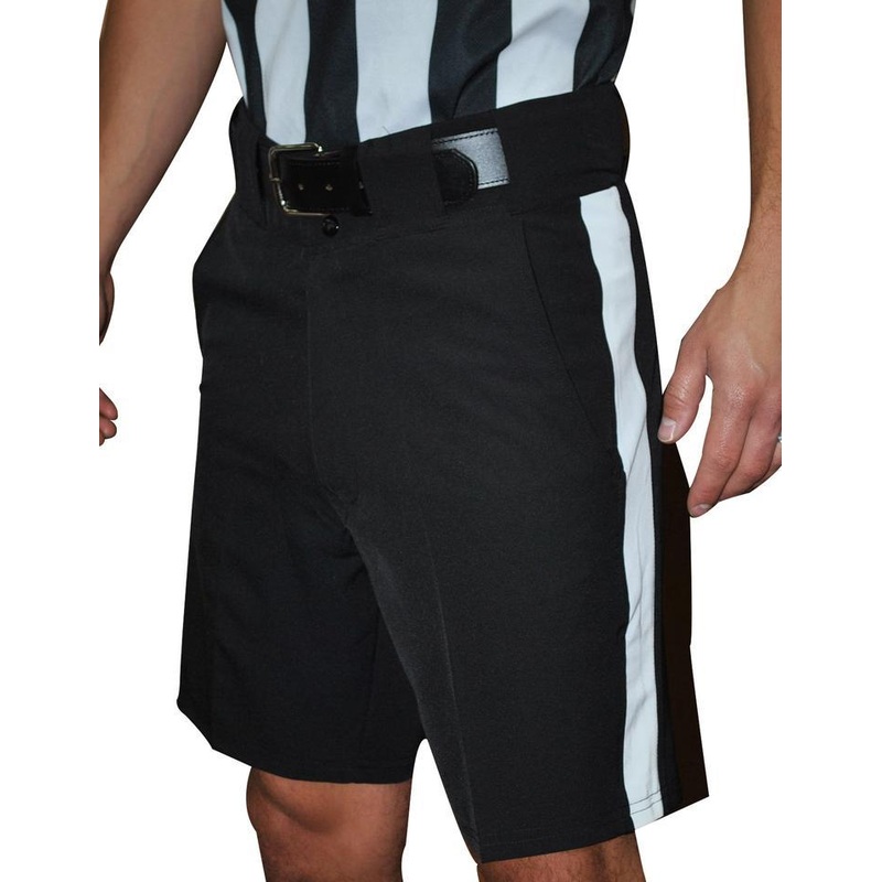 Smitty Premium Officiating Shorts W/White Stripe