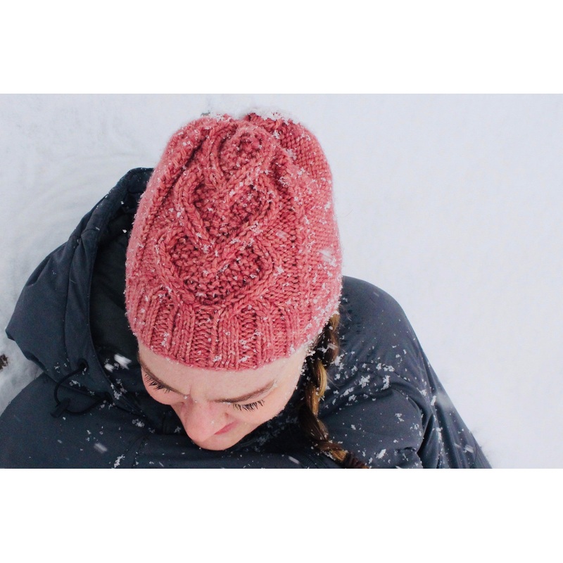 Perhats Love Hat Kit|Seagull|Quartz|Rosy Cheeks|Rhubarb|Natural