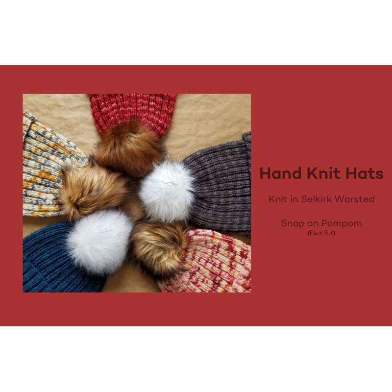 Hand Knit Hats|Strawberry Fields|Slate|Cranberry Scones|Wildflowers|Crocus|Crow Wing|Autumn and Slate|Scotch on the Rocks|A Night without Stars