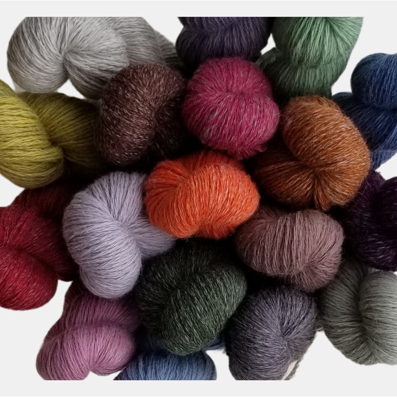 Divas Desire|Dusk|Muskmallow|Plantain|Hares Foot Clover|Lilac|Meadow Paintbrush|Stormy Sky|Curly Dock|Pineapple Weed|Rain Drop|Vetch|Rowan Berry|Kelp|Pearly Everlasting|Fairy Ring|Alfalfa|Thunder Cloud|Mullein|Wild Raspberry