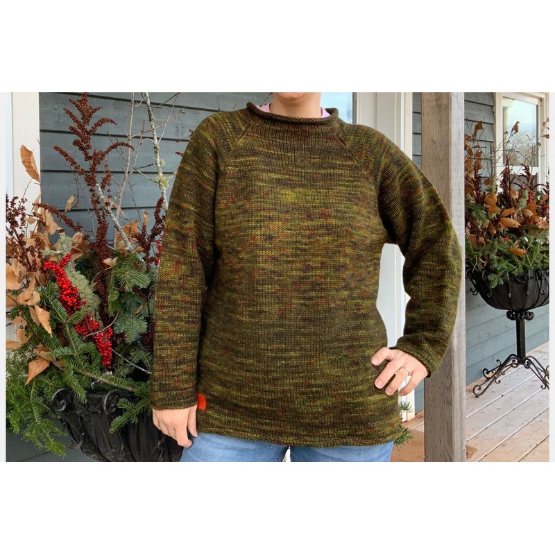 Hand Made Sweater Fiddlehead M-L