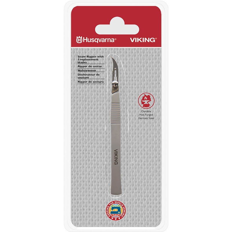 HUSQVARNA VIKING 15.2cm Seam Ripper with 3 Replacement Blades
