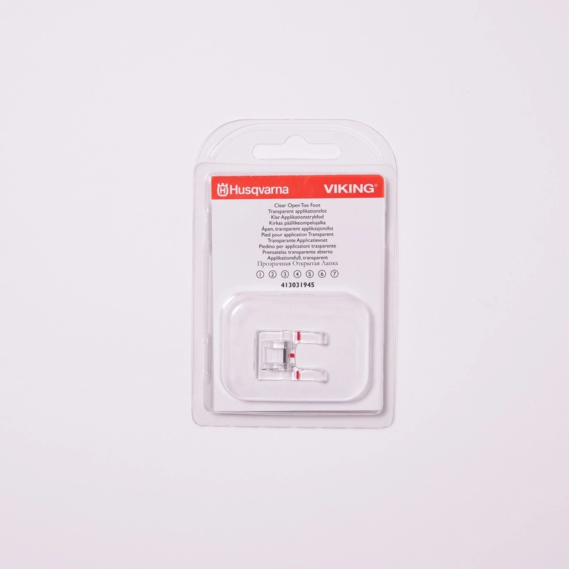 HUSQVARNA VIKING Clear Open Toe Presser Foot