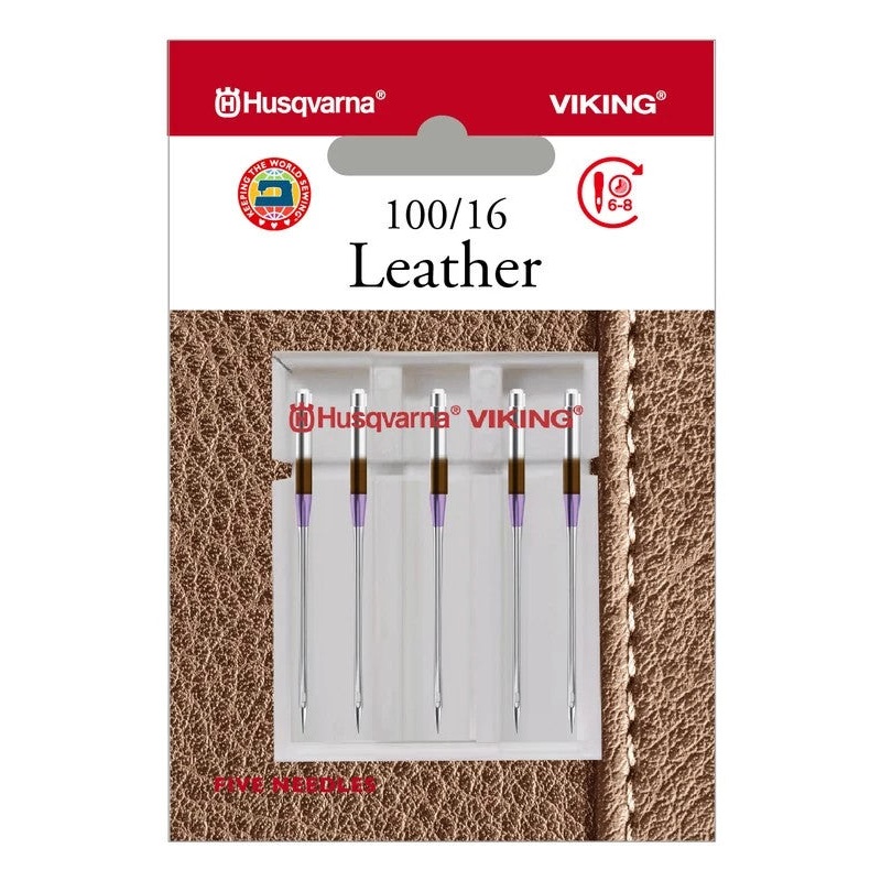 HUSQVARNA VIKING Leather Needles Size 100/16 5-Pack