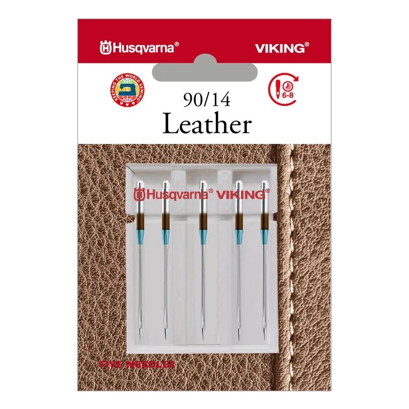 HUSQVARNA VIKING Leather Needles Size 90/14 5-Pack
