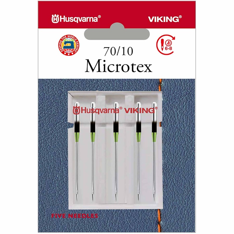 HUSQVARNA VIKING Microtex Needles Size 70/10 5-Pack