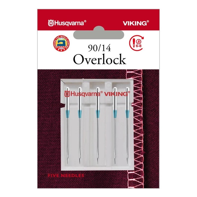 HUSQVARNA VIKING Overlock Needles Size 90/14 5-Pack