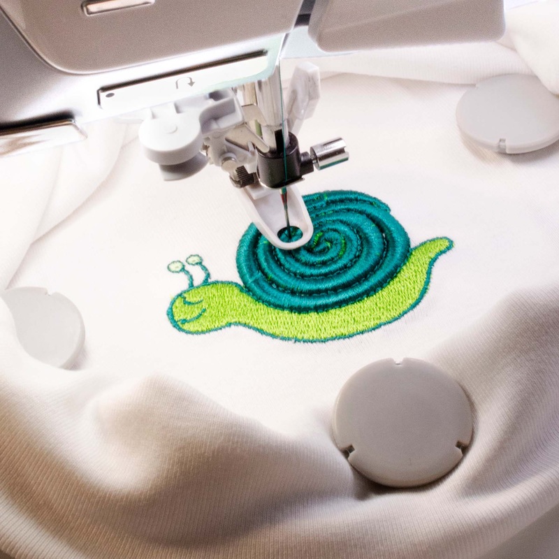 HUSQVARNA VIKING Small Metal Embroidery Hoop 100 mm x 100 mm