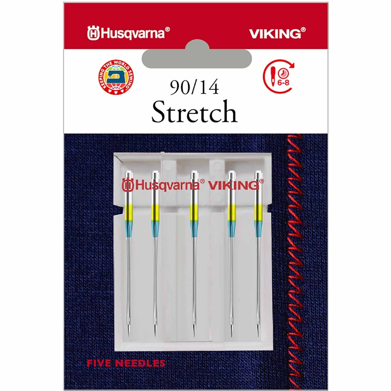 HUSQVARNA VIKING Stretch Needles Size 90/14 5-Pack