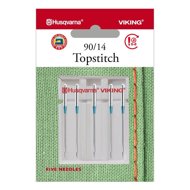 HUSQVARNA VIKING Topstitch Needles Size 90/14 5-Pack