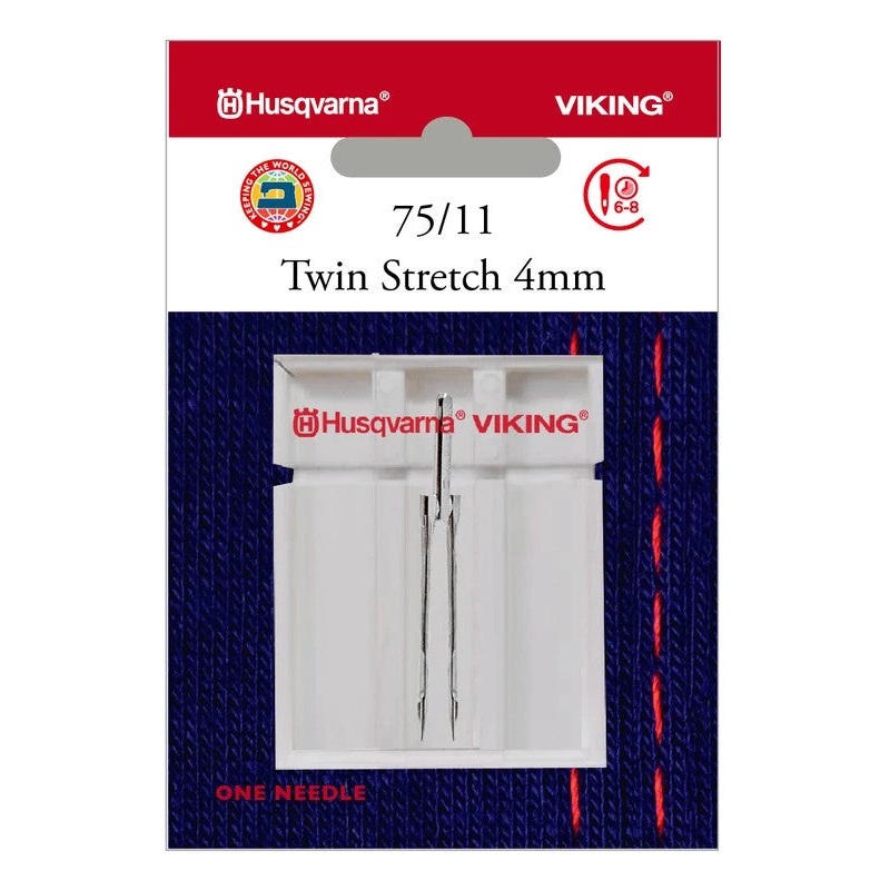HUSQVARNA VIKING Twin Stretch 4.0mm Needle Size 75/11