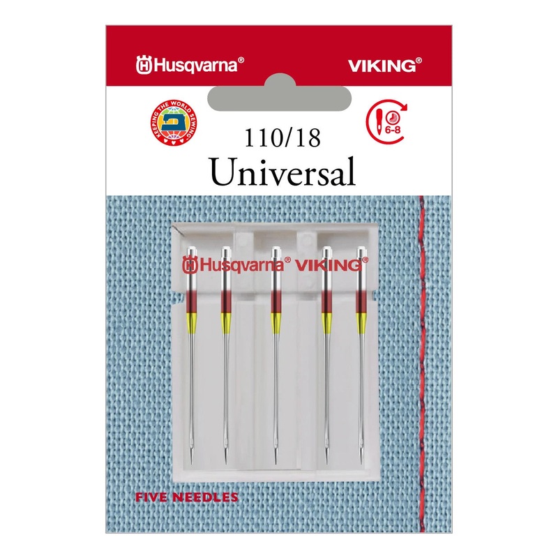 HUSQVARNA VIKING Universal Needles Size 110/18 5-pack