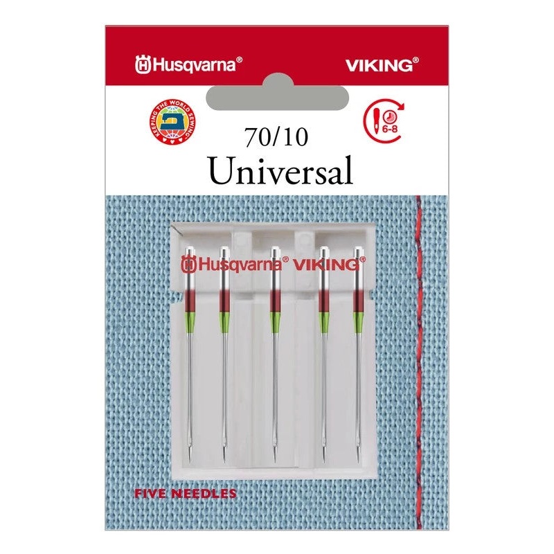 HUSQVARNA VIKING Universal Needles Size 70/10 5-pack