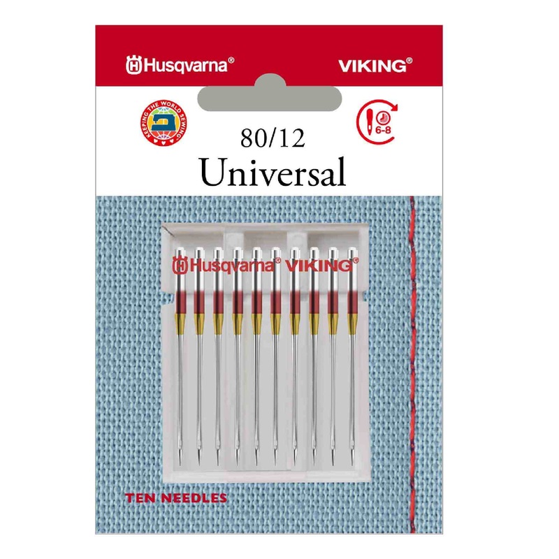 HUSQVARNA VIKING Universal Needles Size 80/12 10-pack