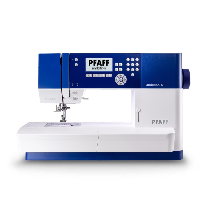 PFAFF ambition 610 Blue Sewing Machine