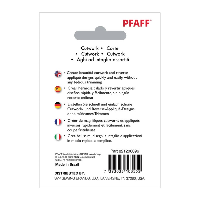 PFAFF Cutwork Needles Assorted Sizes 4-pack