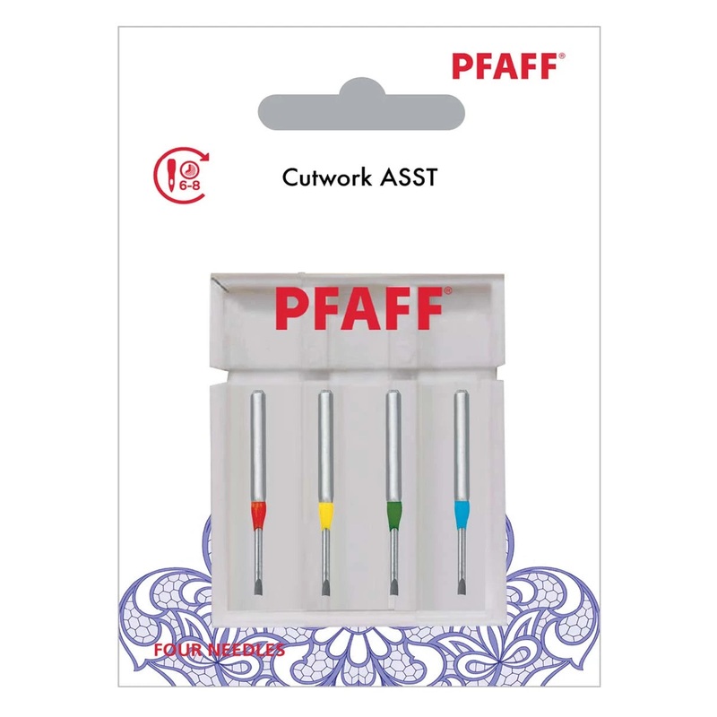 PFAFF Cutwork Needles Assorted Sizes 4-pack