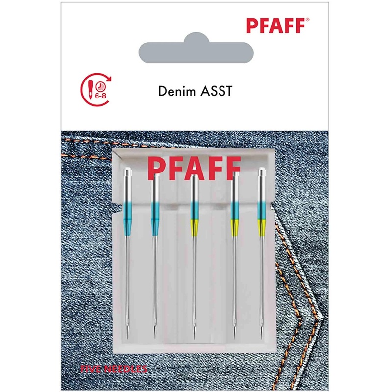 PFAFF Denim Needles Assorted Sizes 5-pack