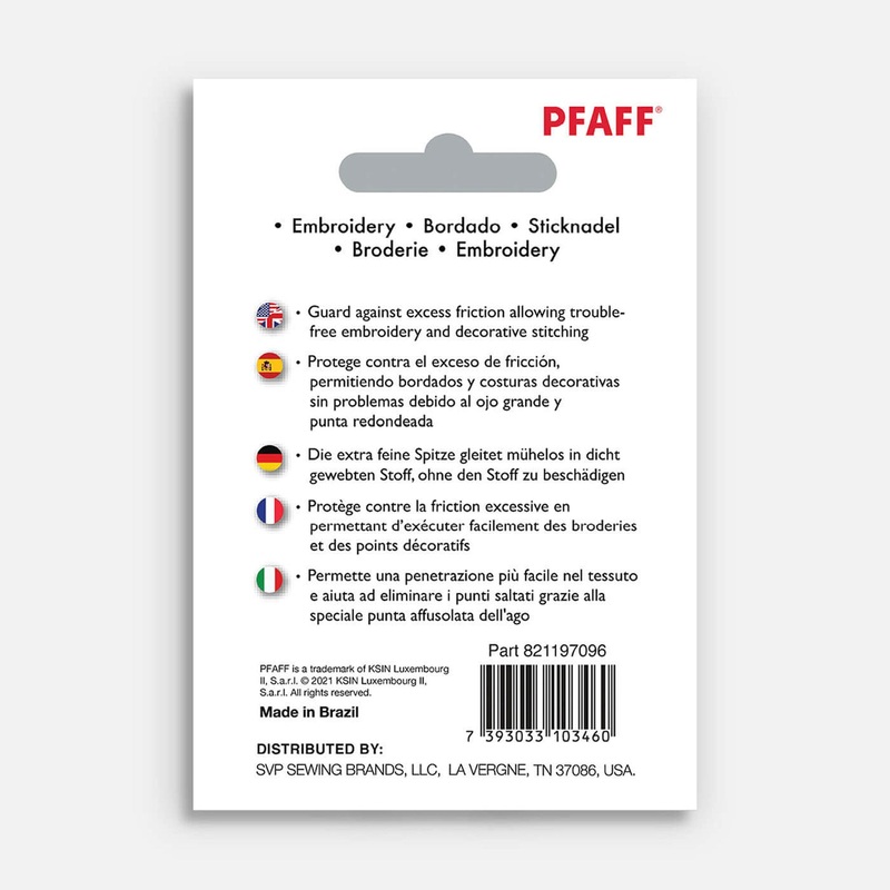 PFAFF Embroidery Needles Assorted Sizes 5-Pack