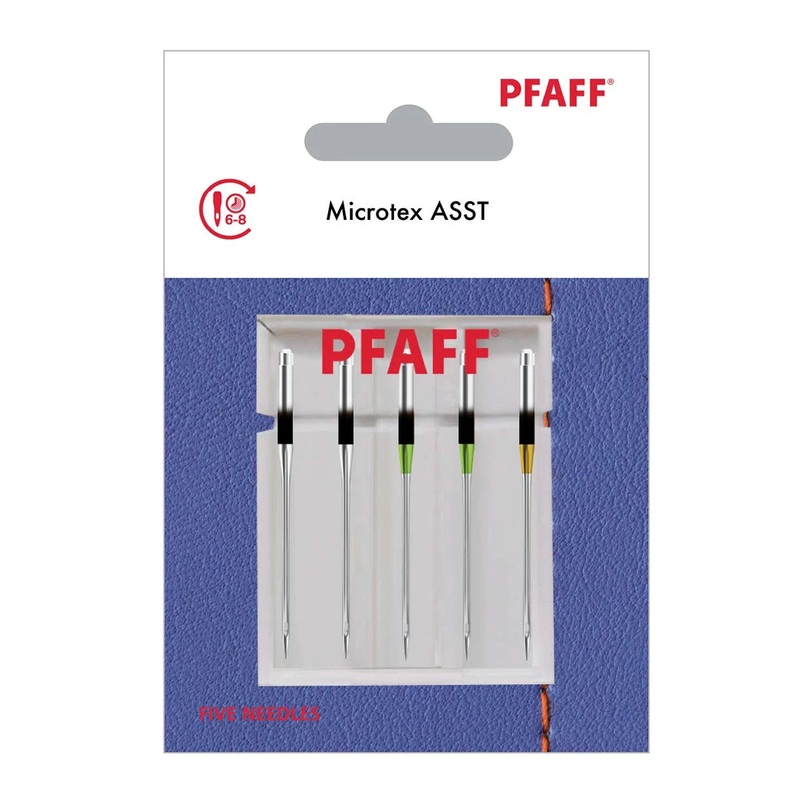 PFAFF Microtex Needles Assorted Sizes 5-pack