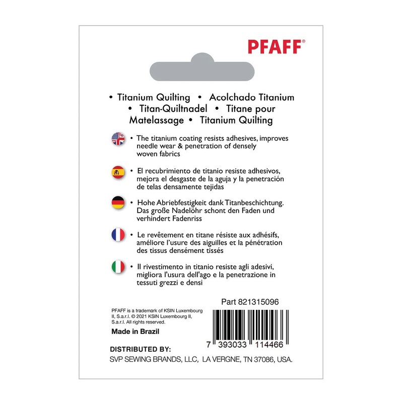 PFAFF Titanium Quilting Needles Size 90/14 5-pack
