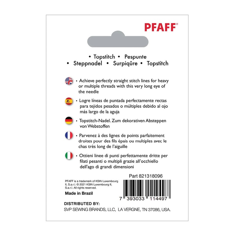 PFAFF Topstitch Needles Size 100/16 5-pack