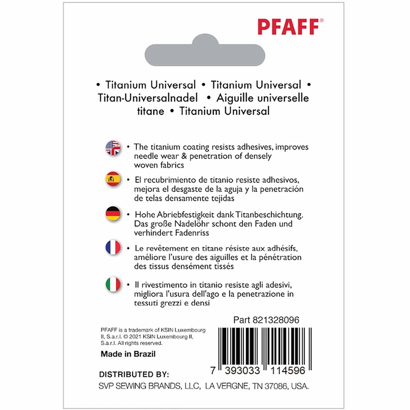 PFAFF Titanium Universal Needles Size 80/12 5-Pack