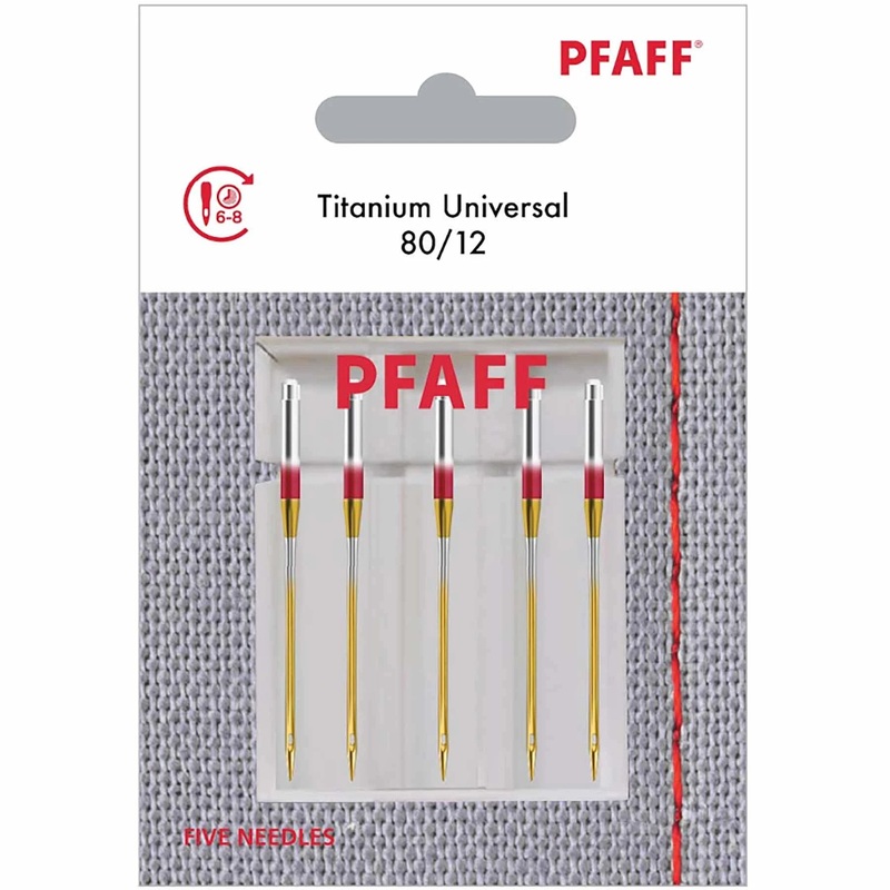 PFAFF Titanium Universal Needles Size 80/12 5-Pack
