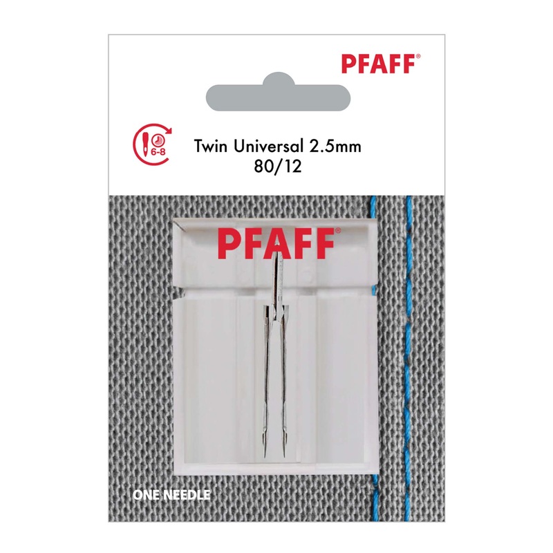 PFAFF Twin Universal 2.5mm Needle Size 80/12