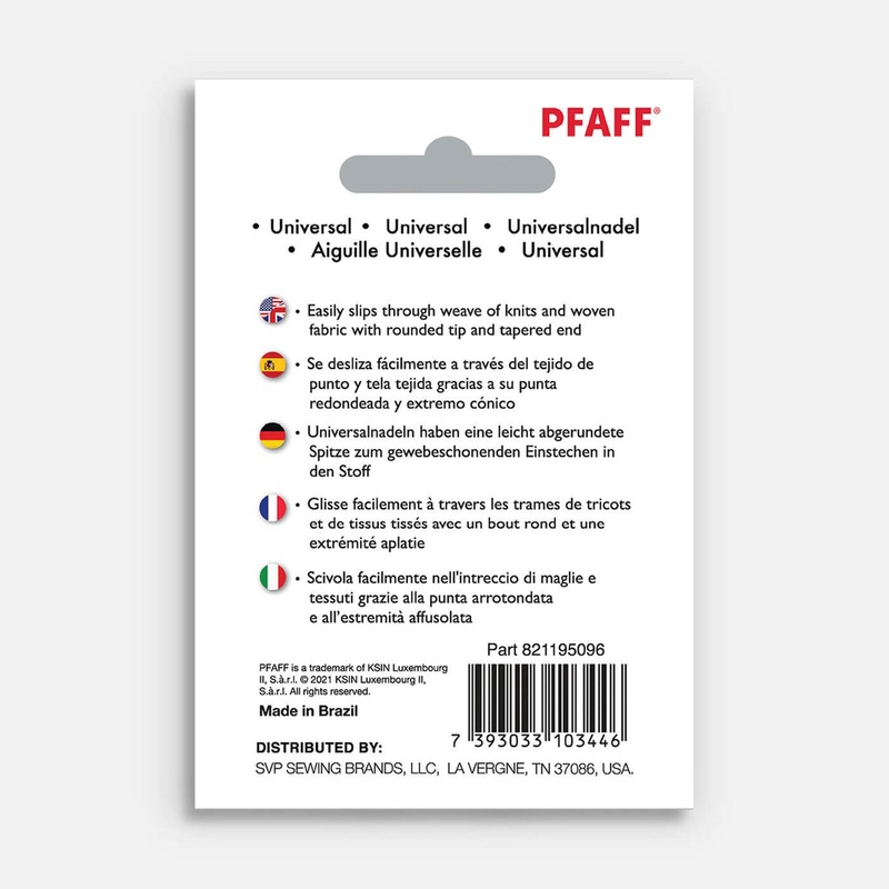 PFAFF Universal Needles Assorted Sizes 10-Pack