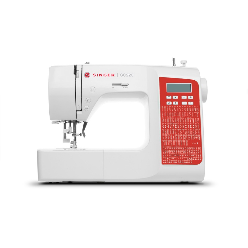 SINGER SC220 Sewing Machine (Red)