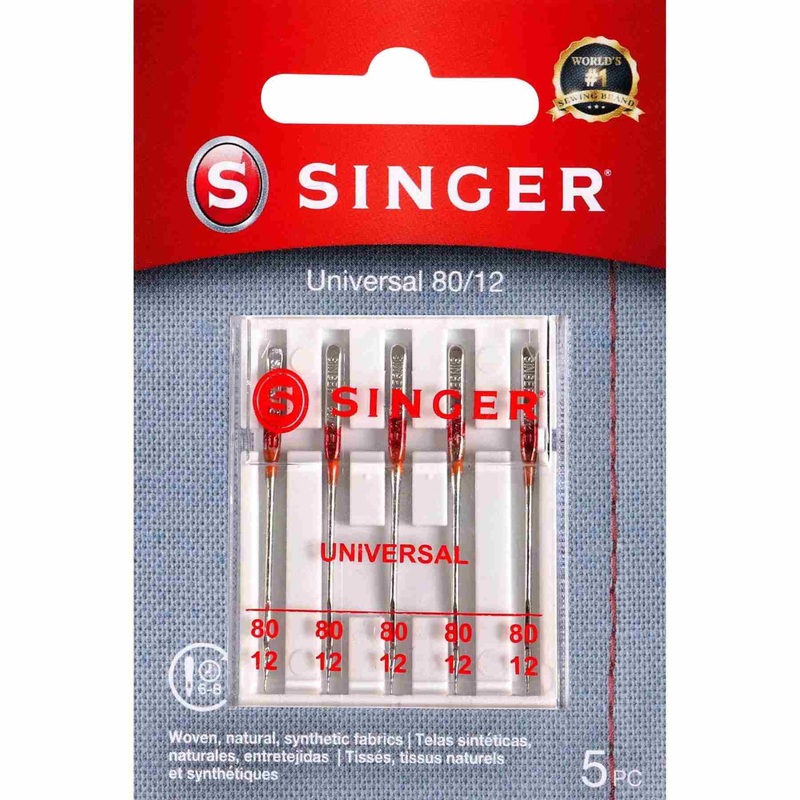 SINGER Universal Needles 80/12 5-Pack