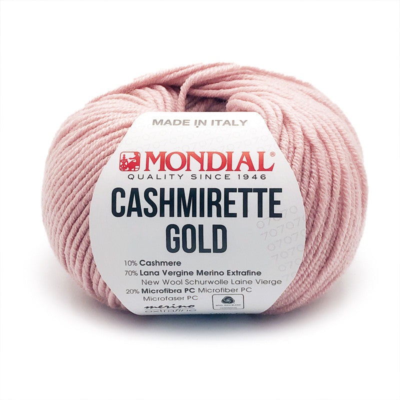 CASHMIRETE GOLD MONDIAL|100|110|111|118|124|200|335|349|700|Grigio pietra 002|Mare blu 126|The rosa 337