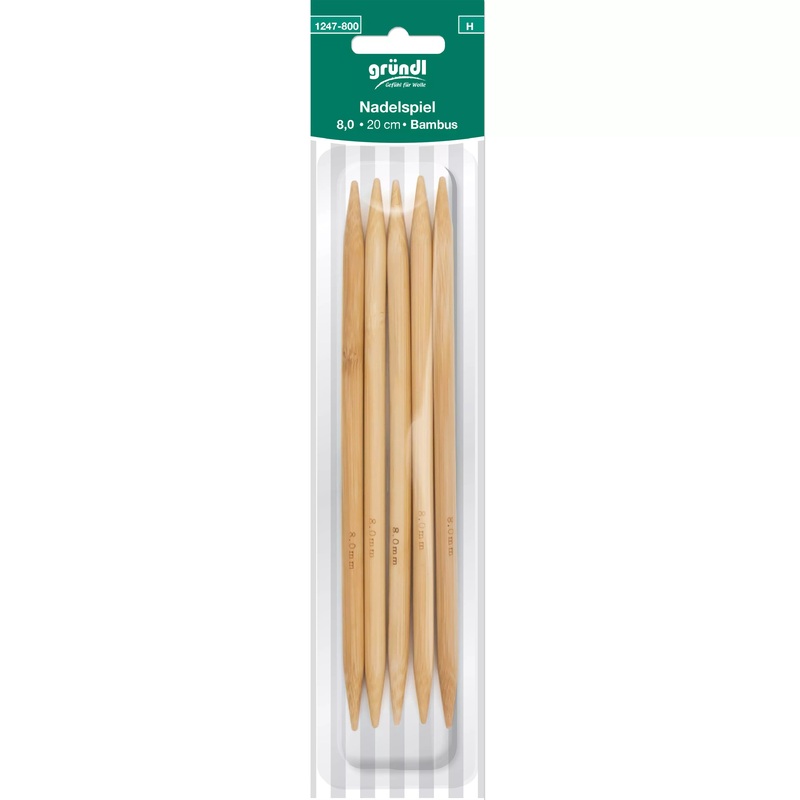 GRNDL bambusa divsmails admadatas  20cm, 7mm un 8mm izmri