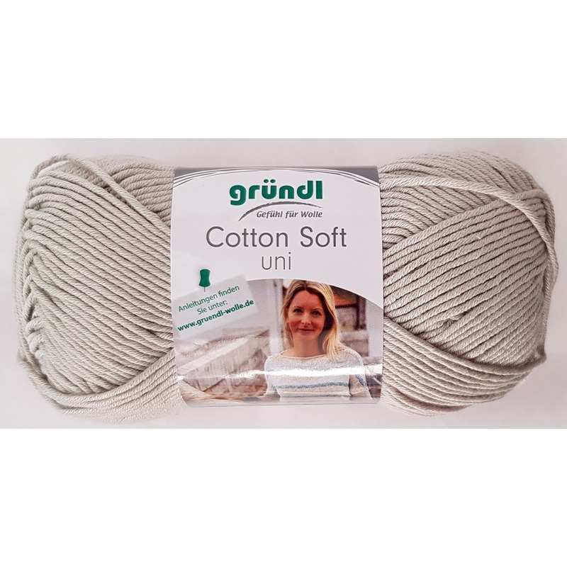 GRNDL Cotton Soft Uni dzija  50% kokvilna, 50% akrila maisjums, krsa 05