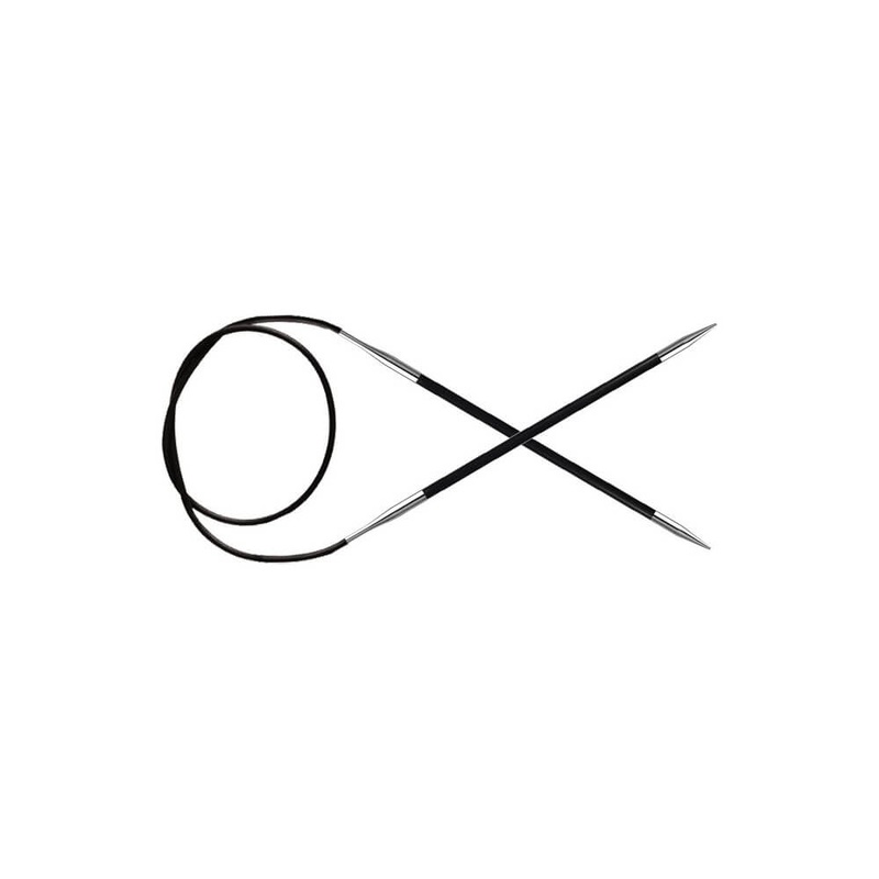 KnitPro Karbonz apveida adata: 40/60/80/100 cm, 2,0-8,0 mm
