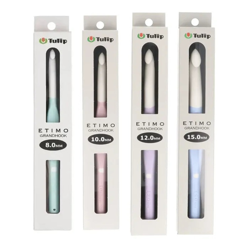Tulip Etimo GrandHook crochet hook, 8.0 mm, 10.0 mm, 12.0 mm and 15.00 mm