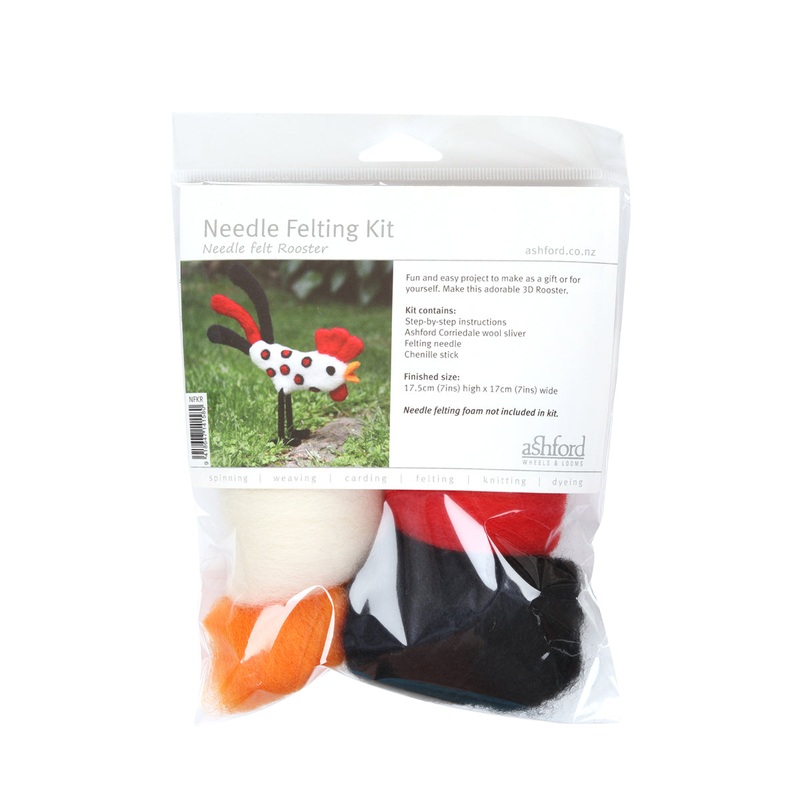 Ashford Needle Felting Kit – 3D Rooster