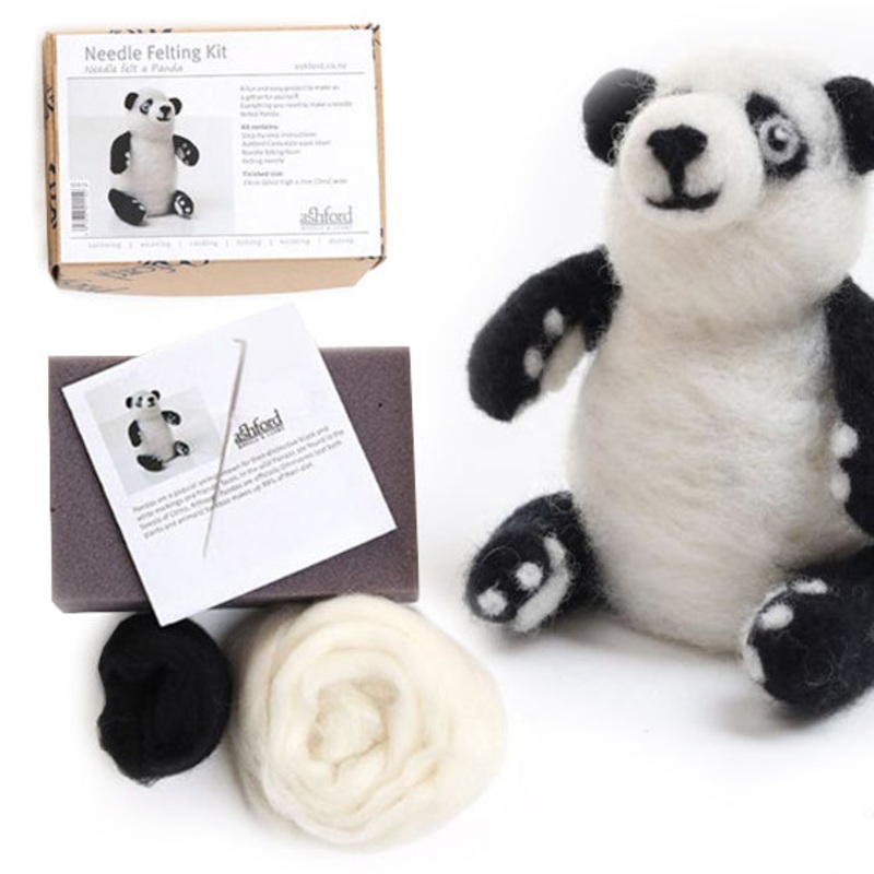 Ashford Needle Felting Kit – Panda