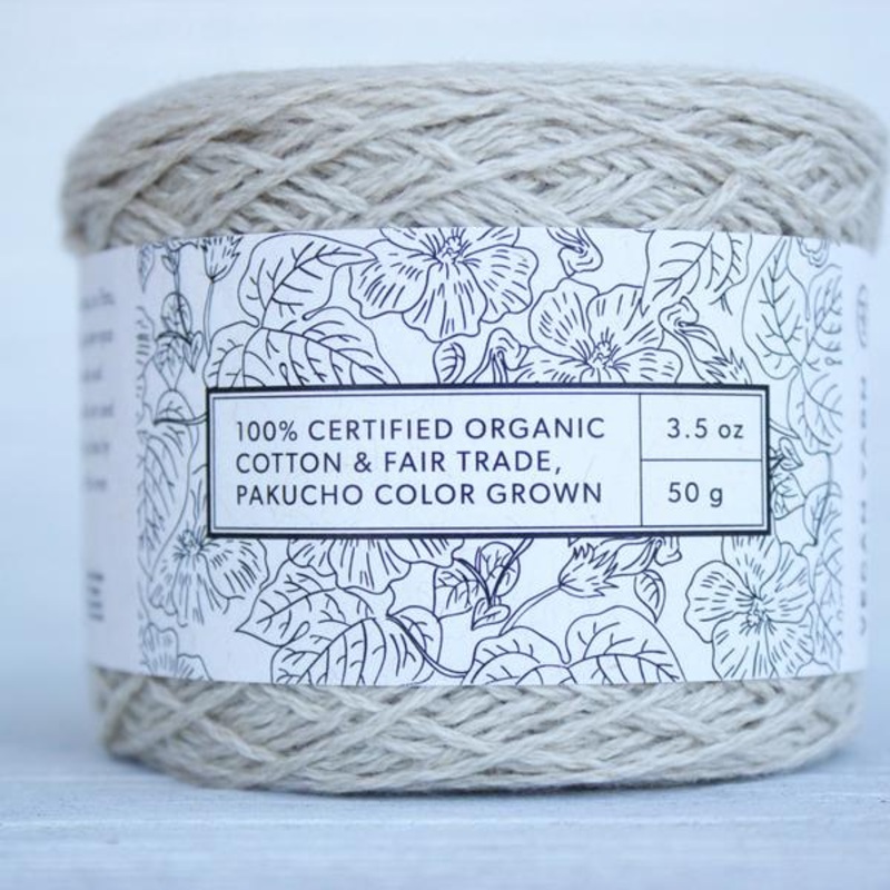 Pakucho Cotton – Fingering Wt|SAGE|GOLDEN BROWN|VANILLA CREAM|Natural|Desert|Fifo|Avocado|Chocolate|Deep Green