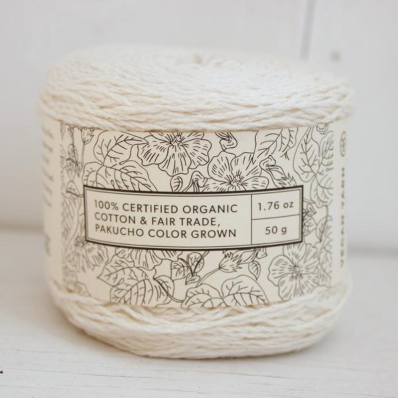 Pakucho Cotton – Fingering Wt|SAGE|GOLDEN BROWN|VANILLA CREAM|Natural|Desert|Fifo|Avocado|Chocolate|Deep Green