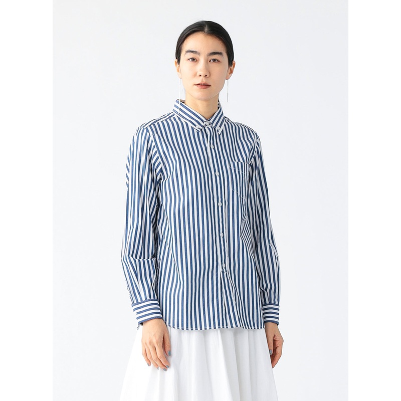 London Striped Button-Down Shirt