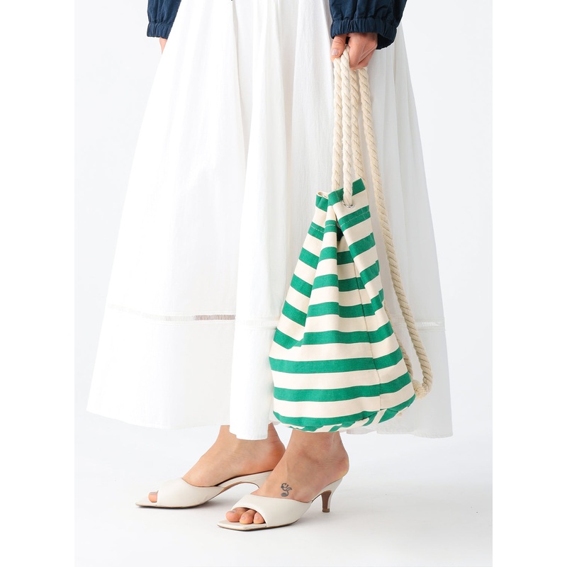 Stripes Marine Bag|Green
