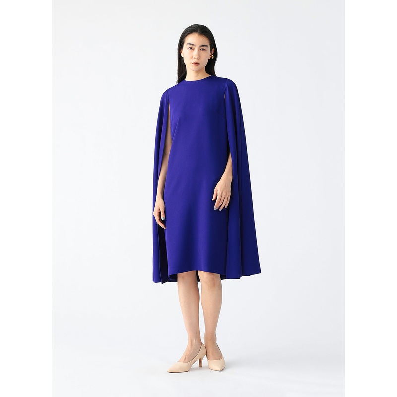 Cape Dress|Blue|36|38