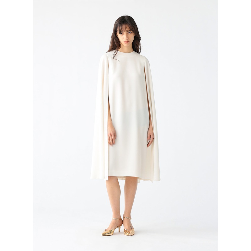 Cape Dress|Cream|36|38