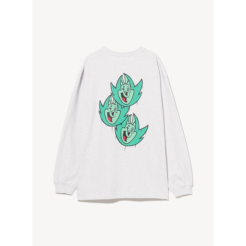 Abotz Long Sleeve Tee|Ash|S|M|L|XL