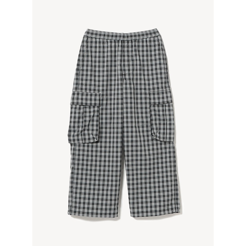 Check Cargo Easy Pants|Black|S|M|L|XL