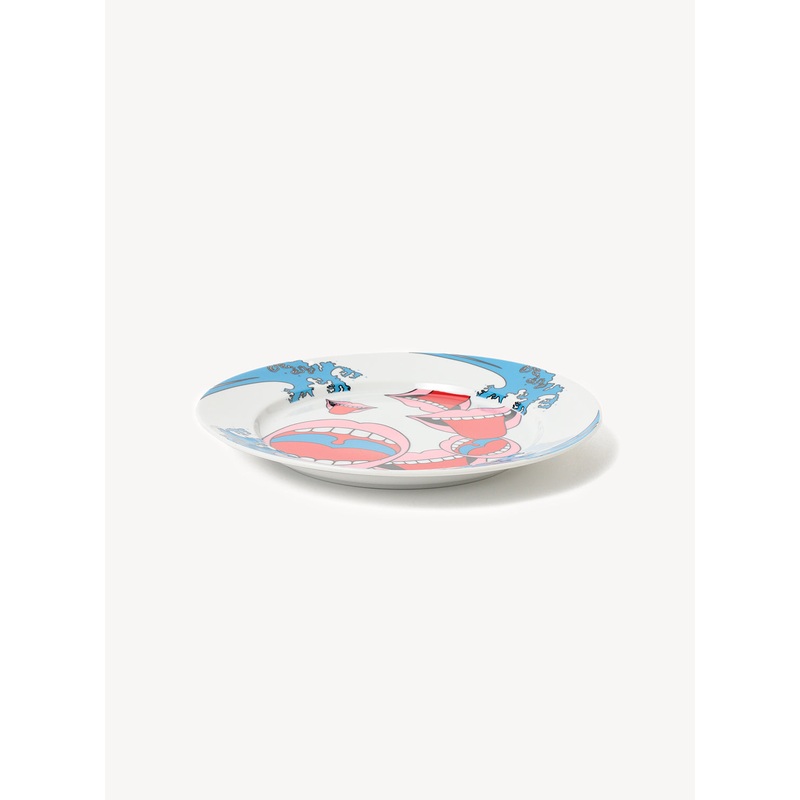 Mouth Wave Plate|White